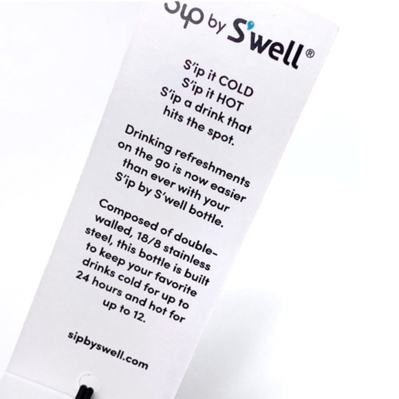 Frozen Water Bottle S’ip by S’well Disney II Elsa Stainless Steel Blue New - Picture 8 of 12